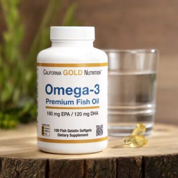 California Gold Nutrition, Omega-3 Premium Fish Oil, 100 Fish Gelatin Softgels (1,100 mg per Softgel) - Image 4